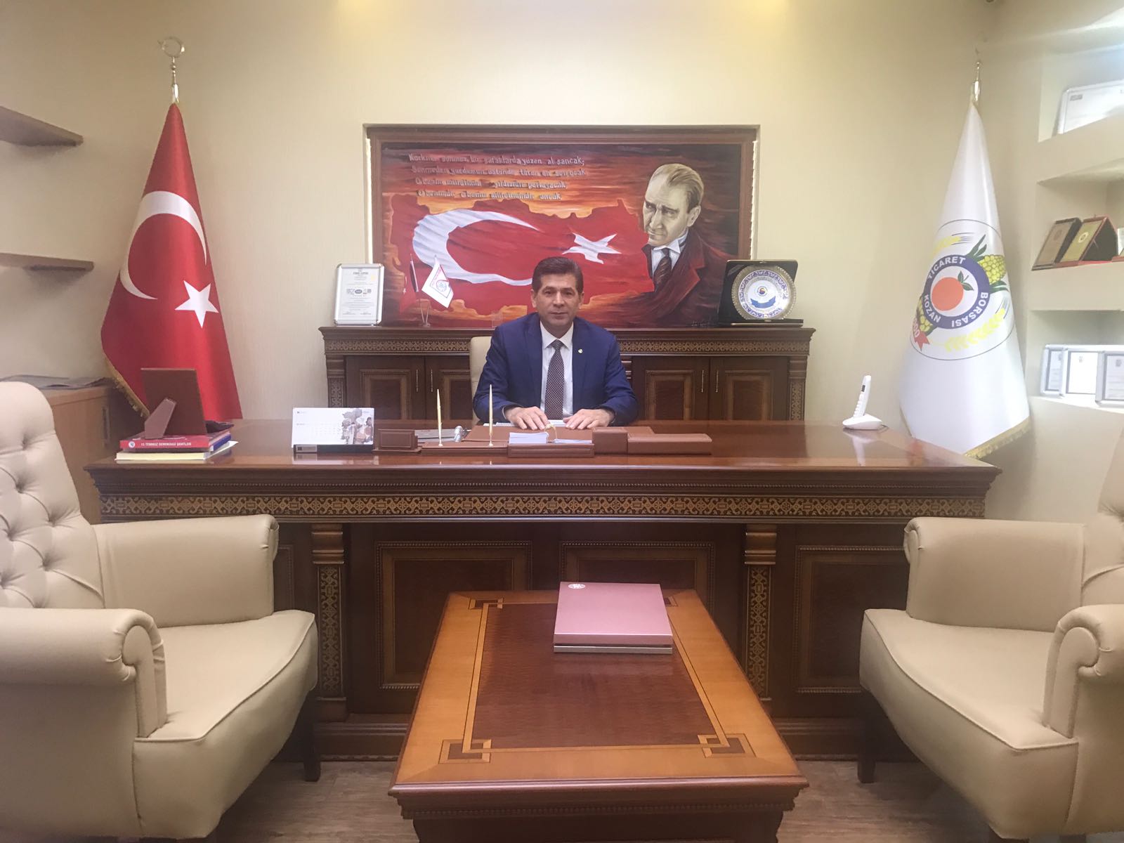 Kozan Ticaret Borsası Yönetim Kurulu Başkanı İdris Çevikalp, Türk Polis Teşkilatı'nın 173. kuruluş yıl dönümünü kutladı. [10.04.2018]